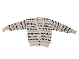 Vintage Eagle P.A.S.S Fair Isle knit cardigan sweater Mens Sz L Made In USA - $34.30