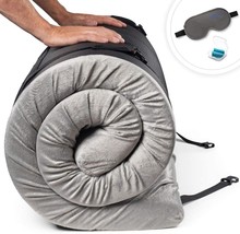 Certipur-Us Memory Foam Camping Mattress Pad | Portable Roll Up Sleep Ma... - £100.46 GBP