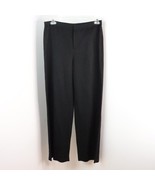 New Linda Allard Ellen Tracy Women&#39;s 10 Black Linen Silk Knit Straight L... - £39.34 GBP