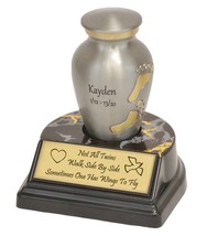 One Twin Footprints Brass Urn - $59.95