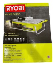 OPEN BOX - Ryobi WS722, 120 V, 7&quot; Wet Tile Saw (Corded) - $121.14