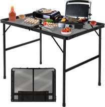 The Grovind Folding Grill Table Camping Table With Mesh Desktop,, Rv. - £61.20 GBP