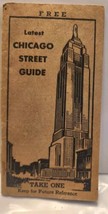 1949 Latest Chicago Street Guide With Advice On How To Safely Travel - £14.32 GBP