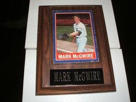 OLD VTG Mark McGwire plaque of St. Louis Cards and Oakland A&#39;s - £15.92 GBP