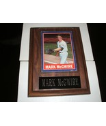 OLD VTG Mark McGwire plaque of St. Louis Cards and Oakland A&#39;s - $27.46 CAD