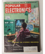 REPORT ON STEREO RECORDS - POPULAR ELECTRONICS, JUNE 1959 great ads - £7.92 GBP