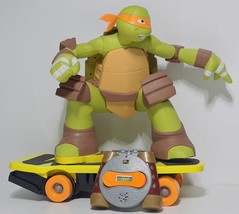 Teenage Mutant Ninja Turtles Remote Control Skateboard R/C Jakks Mikey Works - $59.39
