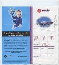 Hawaiian Airlines Ticket Jacket Boarding Pass American Airlines Ticket 1999 - £14.69 GBP