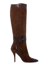 Beautiisoles By Robyn Shreiber alexis boots in Bronze Suede - $210.00