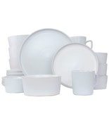 Elama Luxmatte White 20 Piece Dinnerware Set - $2,748.02 MXN
