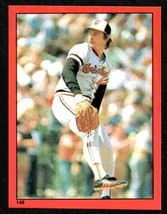 Baltimore Orioles Mike Flanagan 1982 Topps Sticker #148 nr mt - $0.50