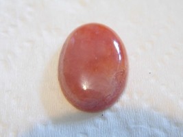 23.40ct 23x16x5mm Rhodochrosite Oval Natural Cabochon for Jewelry Making - $4.74
