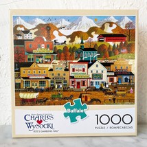 Charles Wysocki Pete&#39;s Gambling Hall 1000 Piece Jigsaw Puzzle Buffalo Ga... - $354.06 MXN