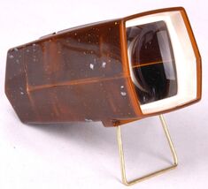 Sawyer's Pana-Vue II Portable Slide Viewer-Brown Sparkle-True Vintage - $14.99