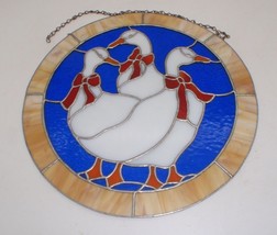 Stained Glass Duck Hanging Decoration - £12.74 GBP