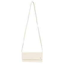 Celine Mini Logo Crossbody Bag In Leather Women White One Size - £266.79 GBP