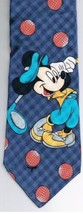 Disney Necktie Mickey Mouse Golf 100% Silk Made in Sweden - £11.66 GBP
