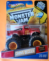 Hot Wheels Grave Digger Monster Jam 2011 Sealed 35 t8592-098a feld motor sports - £15.45 GBP