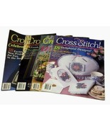 Cross Stitch Magazines Craft Needlework 1993 Holiday Pattern Ideas Desig... - $14.80