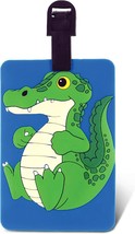 Luggage Cute Gator Peppers Identification Label Suitcase Backpack ID Travel - £9.48 GBP