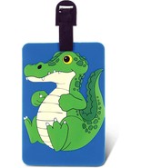 Luggage Cute Gator Peppers Identification Label Suitcase Backpack ID Travel - £9.38 GBP