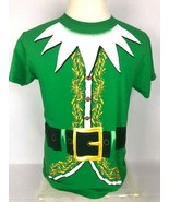 Elf Costume Christmas Shirt Green Medium M Dec 25th Brand T-Shirt Holida... - £14.24 GBP
