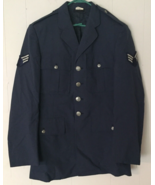 Millitary jacket navy blue (Air Force dress uniform) 39L - £27.71 GBP