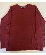 Karen Scott Plush Seamed Sweater, Merlot- Sz XS - £12.03 GBP