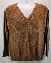 L) Norton Studio Woman Ribbed Pullover Sweater 1X - £9.48 GBP