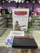 Rambo First Blood Part II 2 - Sega Master System SMS Complete Tested! - £25.14 GBP
