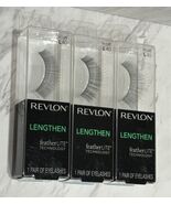 3 Revlon Lengthen featherLITE Technology False Eyelashes L40 - $23.21