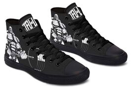 Men&#39;s And Women&#39;s Fashion Color Printing High-top Canvas Shoes Fitness - $90.00