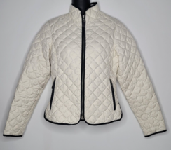 Eddie Bauer Women&#39;s XS Jacket Snowflake Goose Down Quilted Long Sleeve C... - £20.27 GBP