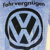 Official Licensed by Volkswagen Fahrvergnugen Men&#39;s Crew Neck T-Shirt Si... - £20.66 GBP