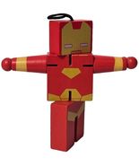 Miniso Marvel IRON MAN RARE Action Figure Flexible Joints Wooden Toy (3+... - $12.86