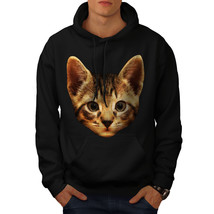 Wellcoda Kitty Animal Furry Cat Mens Hoodie, Cute Casual Hooded Sweatshirt - £25.57 GBP+