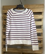 Vineyard Vines Campus Stripe Crew Neck Pullover Sweatshirt Size M BBL JD - $366.30 MXN