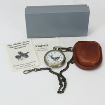 Phillip Crowe Deer Figure Pocket Watch By Majesti Watch CO. Signature Series  - £36.02 GBP