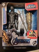 Marvel Avengers Titan Hero Series Blast Gear Deluxe Black Panther 12-Inch Figure - £26.84 GBP