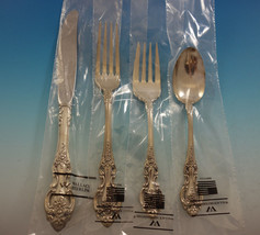 Grand Victorian by Wallace Sterling Silver Flatware Service for 12 Set 48 Pc New - £2,730.20 GBP