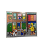 Vintage Sesame Street Wooden Puzzle Playskool 376-2 , USA - $7.37