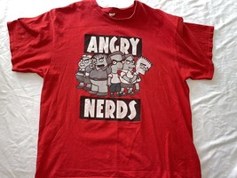 The Simpsons Angry Nerds Shirt Size XXL - $19.39