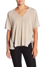 Free People Womens T-Shirt Maddie Relaxed Mink Beige Xs OB774702 - £38.24 GBP