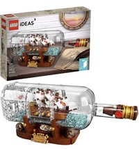 LEGO Ideas Model Ship In A Bottle Expert Building Kit 92177 NEW! Retired - £100.96 GBP