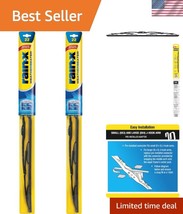WeatherBeater 22&quot; Wiper Blades (2 Pack) - Natural Rubber for Enhanced Vi... - $45.00