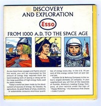ESSO Map of Discovery &amp; Exploration Map 1000 A. D. to the Space Age - £17.03 GBP