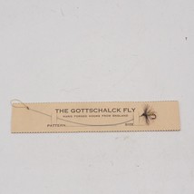 Vintage Gottschalck Handtied Fly Fishing Lure On Card made in England - £26.61 GBP