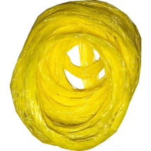 Yellow Candy Lei Net Poly Tubing Wrapper Hawaii School Graduation Craft Netting - £6.05 GBP