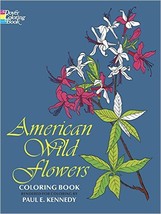 A Coloring Book of American Wild Flowers, Printable PDF - £2.31 GBP