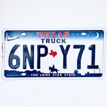  United States Texas Shuttle Truck License Plate 6NP Y71 - £13.23 GBP